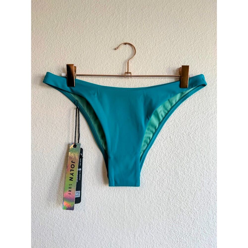 Jolyn Surf Kelia Bikini Bottoms in Encinitas Blue size Medium NWT